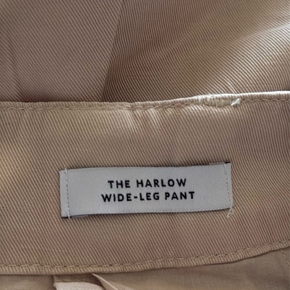 Madewell NWT Harlow Wide-Leg Pant Beige, size 8 - Picture 9 of 12